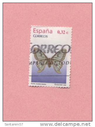ESPAGNE Oblitéré Used Stamp FAUNA GRAELLSIA ISABELAE Papillon Butterfly 2009 WNS ES054.09 - Errors & Oddities