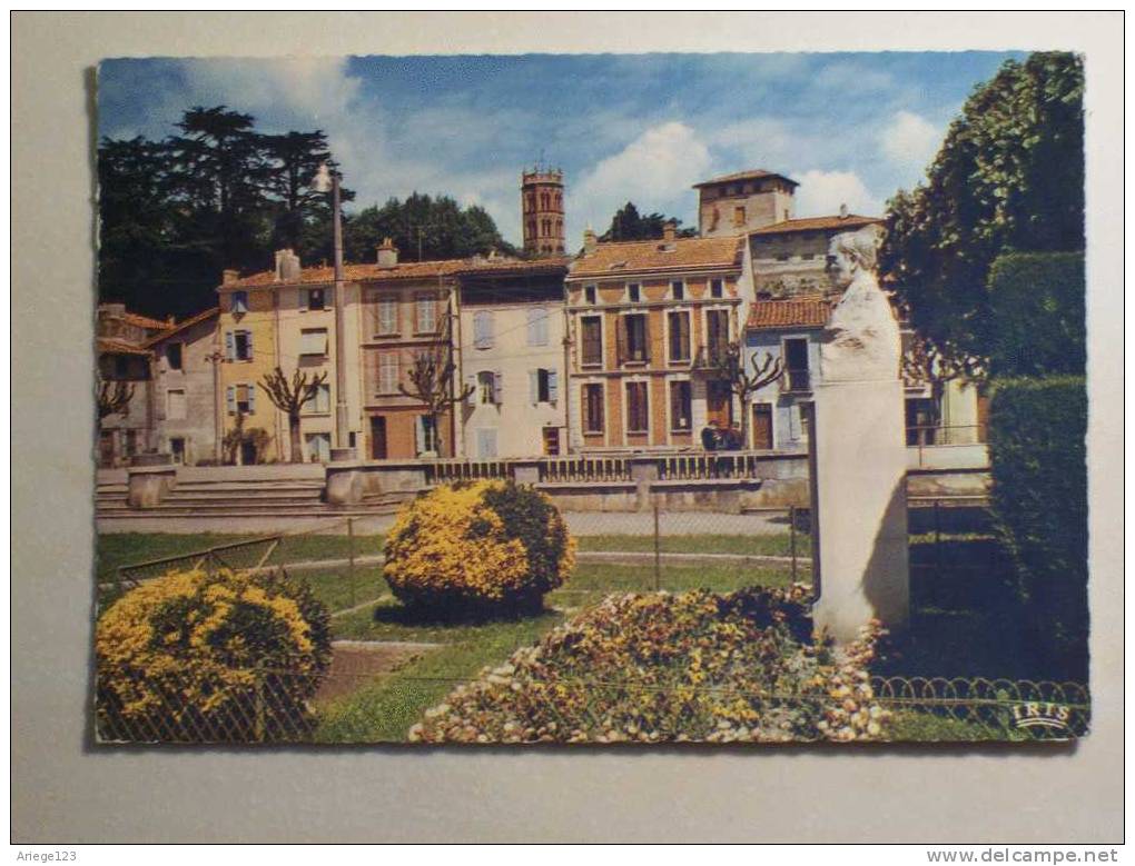 Pamiers Le Square De L Hopital Statue Rambaud - Pamiers