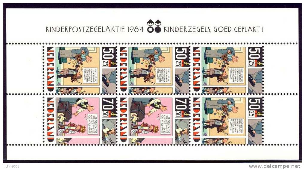 Niederlande / Netherlands 1984 : Mi Block 27 *** - Voor Het Kind - Bloques