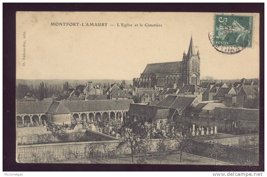 Montfort-l'Amaury : L'Eglise Et Le Cimetière - Montfort L'Amaury