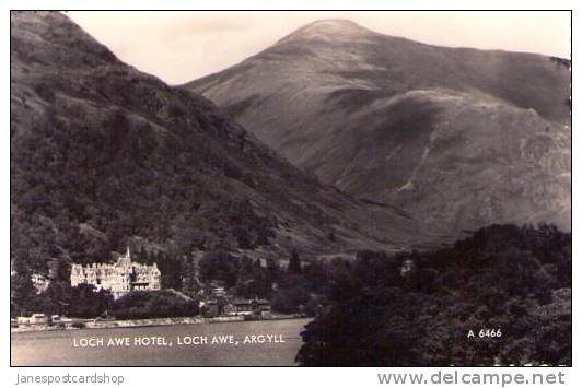 LOCH AWE HOTEL - L.Awe - REAL PHOTO PCd - ARGYLL - Scotland - Argyllshire