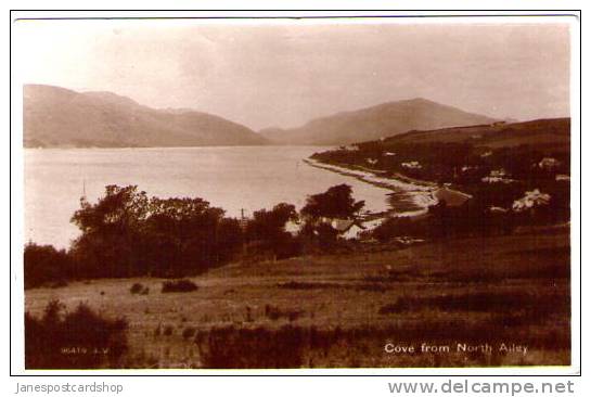 COVE From NORTH AILEY - REAL PHOTO PCd - ARGYLL - Scotland - Argyllshire
