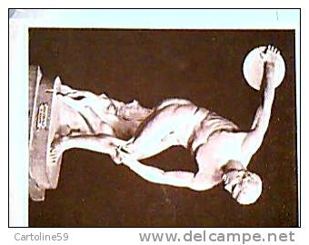 STATUA DEL DISCOBOLO DI MIRONE VB1942 DA PONTECENO PARMA  X RE CG1236 - Atletica