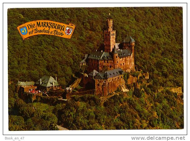 {69335} Allemagne Allemagne Die Marksburg ; Château, Vue Aérienne - Braubach