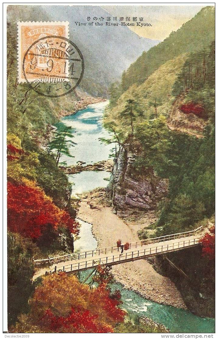 P589 Japan The River Hotsu Kyoto TGV  Used 1914  Good Shape - Kyoto