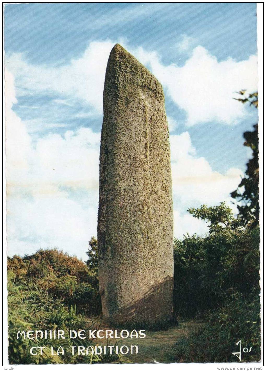 Menhir De Kerloas Et La Tradition Plouarzel Bretagne France Frankrijk - Dolmen & Menhire