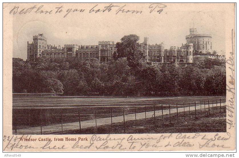 Windsor Castle, From Home Park - Windsor Castle