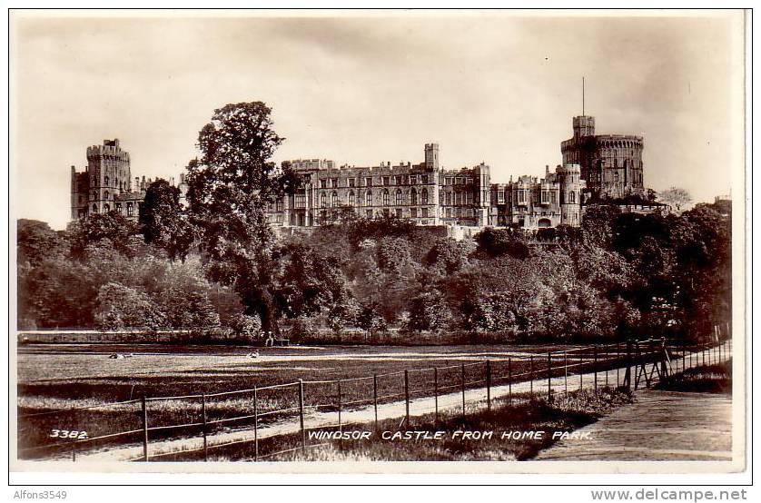 Windsor Castle, From Home Park - Windsor Castle