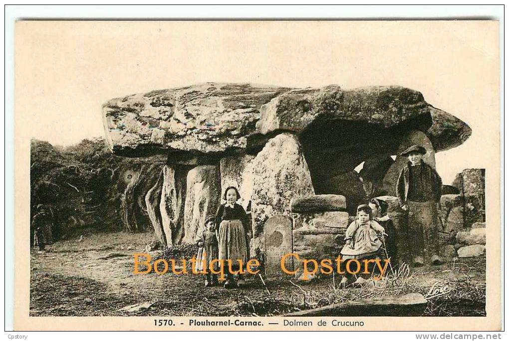 DOLMEN De Crucuno à Plouharnel Carnac - Dos Scané - Dolmen & Menhire