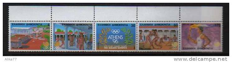 GRECE        Neuf **       Y. Et T. N° 1669A à 1673A  Se Tenant          Cote: 20.00 Euros - Unused Stamps