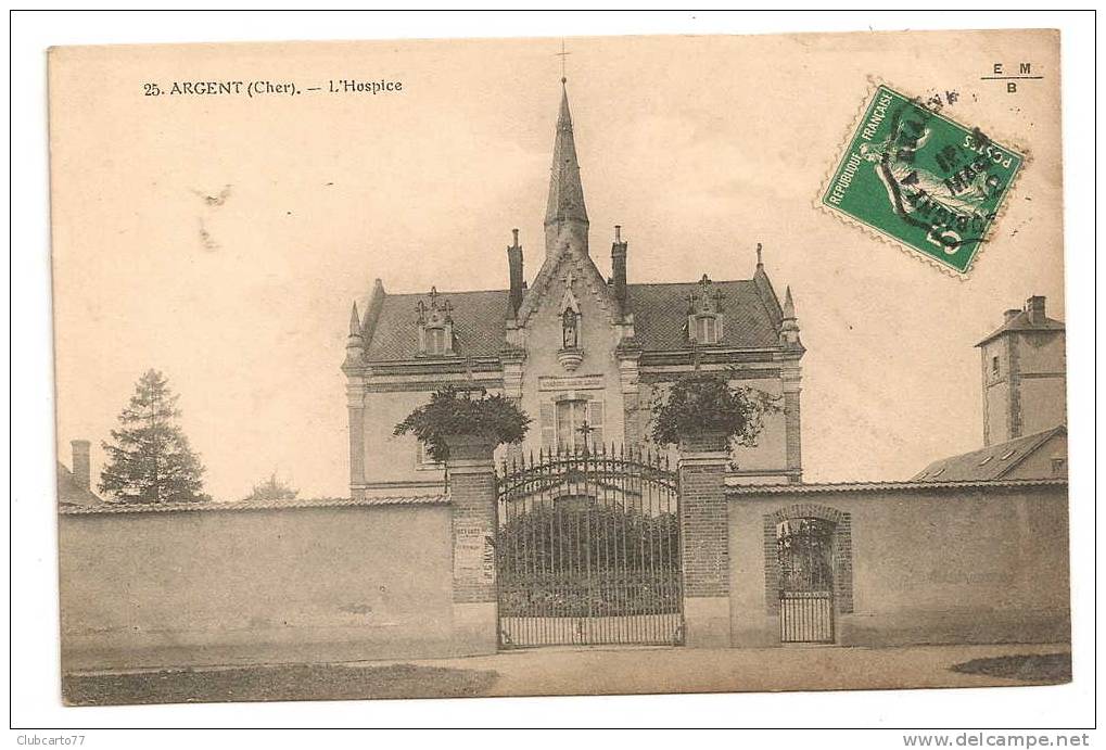 Argent-sur-Sauldre (18) : L'Hospice En 1912. - Argent-sur-Sauldre