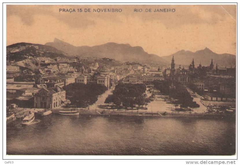 Rio De Janeiro - Praça 15 De Novembro - Rio De Janeiro