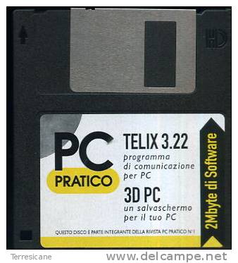 X PC PRATICO TELIX 3.22 3D PC     DISCO 3.5 - 3.5''-Disketten