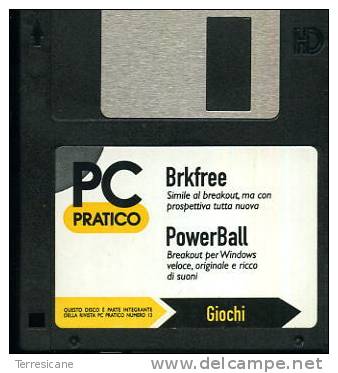 X PC PRATICO BRKFREE POWERBALL GAMES DISCO 3.5 - 3.5 Disks