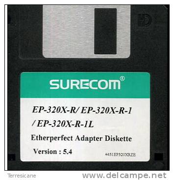 SURECOM EP320 ETHERPERFECT ADAPTER DISKETTE 5.4  DISCO 3.5 - Disks 3.5