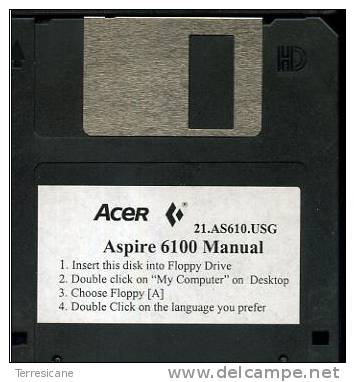 X ACER ASPIRE 6100 MANUAL DISCO 3.5 - Dischetti 3.5