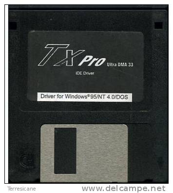 X TX PRO ULTRA DMA 33 IDE DRIVER WIN 95 NT DOS  4.0 DISCO 3.5 - Disks 3.5