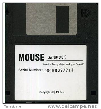 MOUSE SETUP DISK   DISCO 3.5 - Disks 3.5