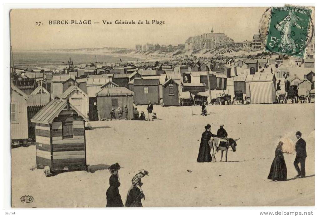 BERCK-PLAGE. - Vue Générale De La Plage. Superbe Cliché - Berck