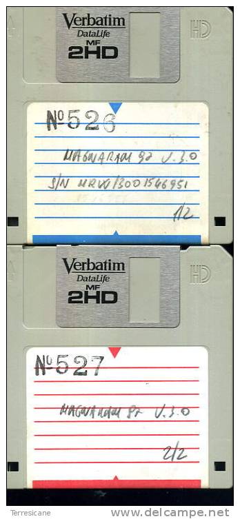 MAGNARAM 97 V.3.0 2  DISCHI DA 3.5 - 3.5''-Disketten