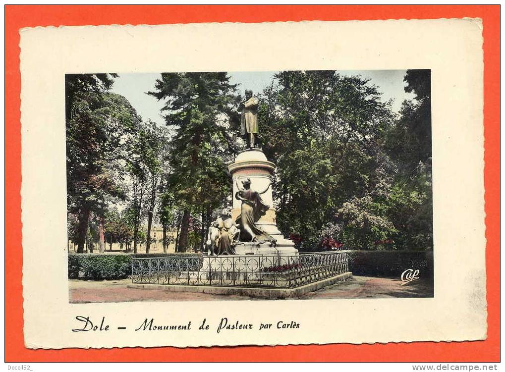 Dpt  39  Dole " Monument De Pasteur Par Carles " Cpsm Gf - Dole