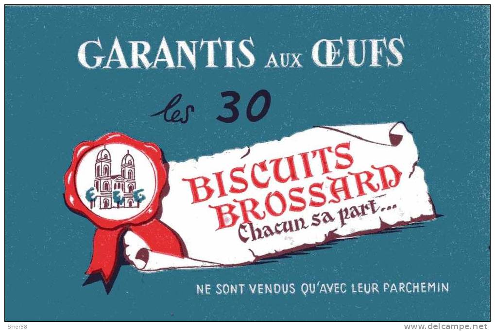 Buvard - Biscuits Brossard - Alimentare