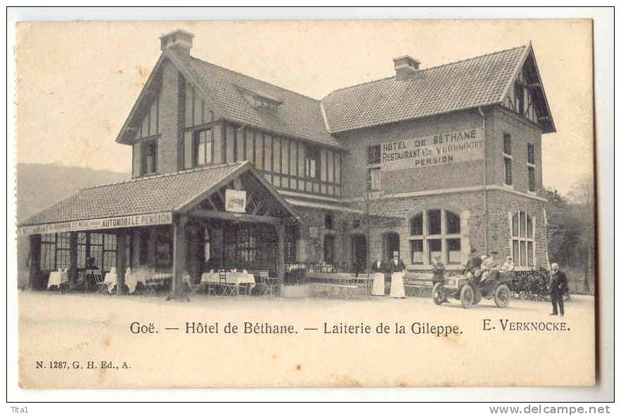 12660 - GOE - Hôtel De Béthane - Laiterie De La Gileppe  *voiture* - Limbourg