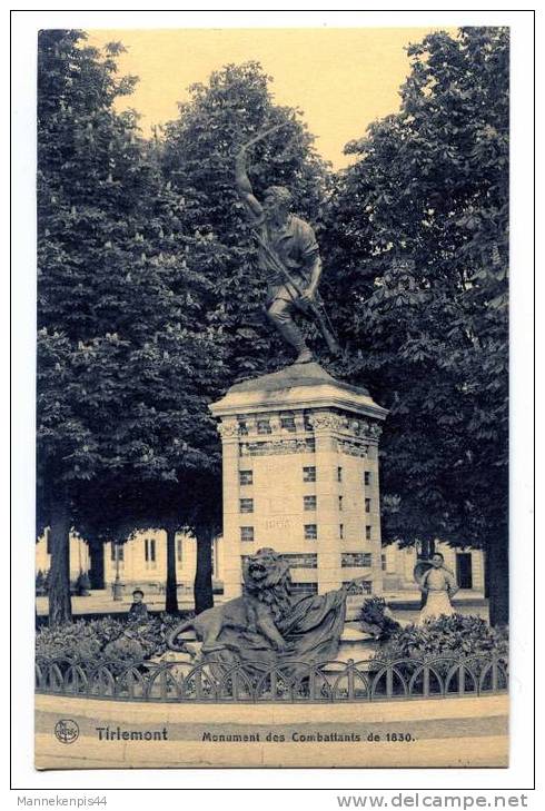 Tienen - Tirlemont - Monument Des Combattants De 1830 - Tienen