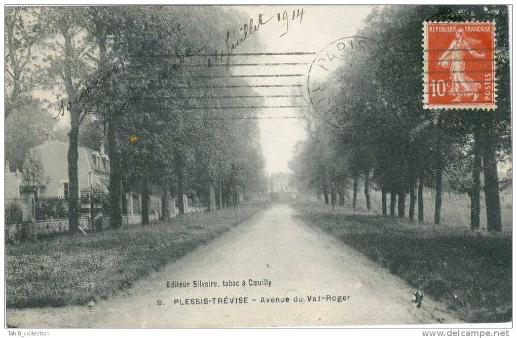 PLESSIS-TREVISE - Avenue Du Val-Roger - Le Plessis Trevise