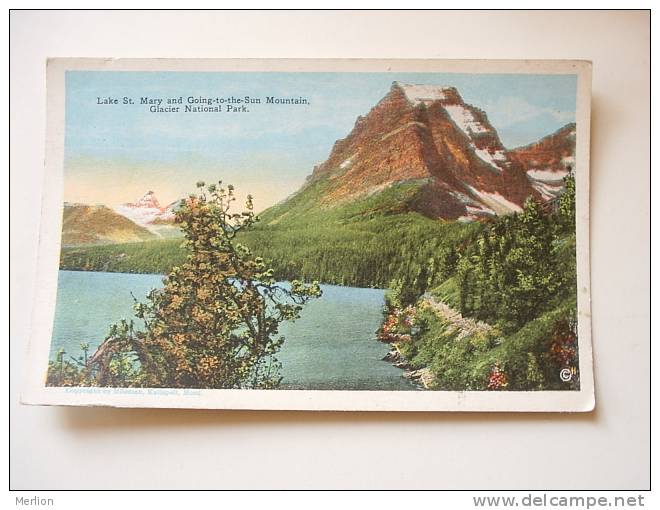 US -MT - Lake St.Mary - Glacier National Park - Montana Ca  1910-20's - VF  -  D64617 - Autres & Non Classés