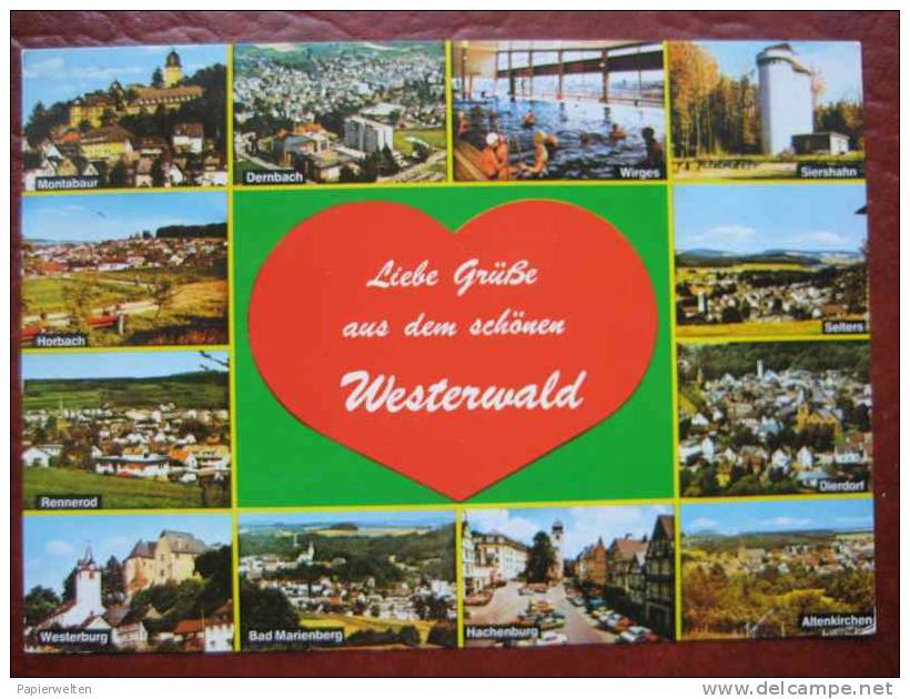 (Montabaur) - Mehrbildkarte Westerwald - Montabaur