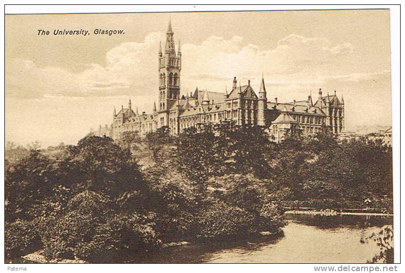 GLASGOW, Universidad, University, ( Inglaterra) ,post Card, , Carte Postale, Postal - Lanarkshire / Glasgow