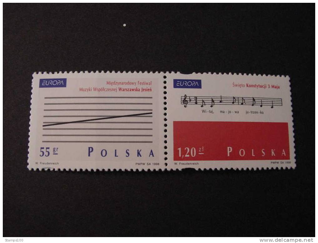 POLAND, POLEN, POLOGNE 1998 CEPT MNH ** (022008) - 1998