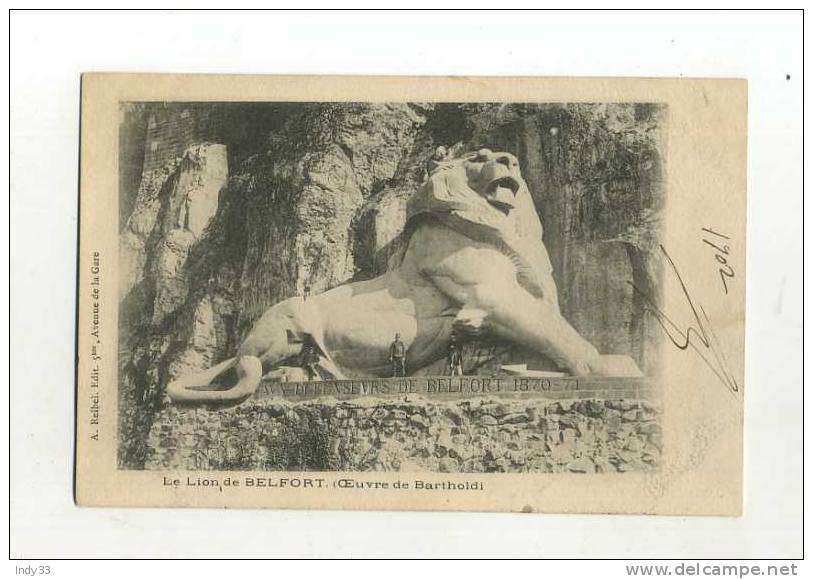 - FRANCE 90 . LE LION DE BELFORT - Belfort – Le Lion