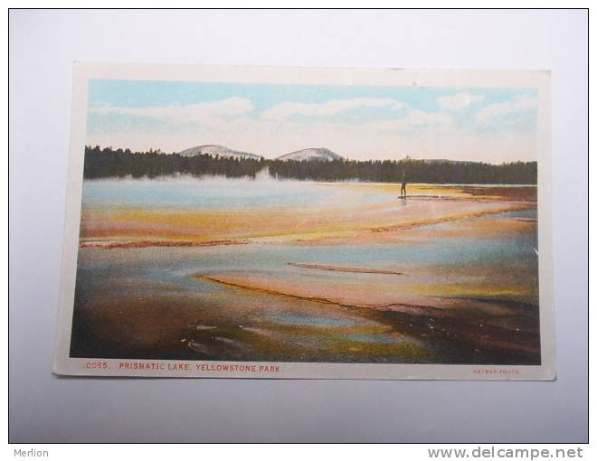 US -WY- Yellowstone Park - Prismatic Lake    Ca  1910's - VF  -  D64693 - Yellowstone