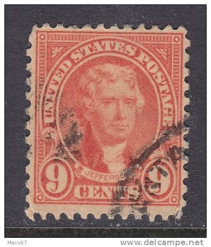 U.S. 590  Perf 10   (o)  Rotary Press  1923-6 Issue - Used Stamps