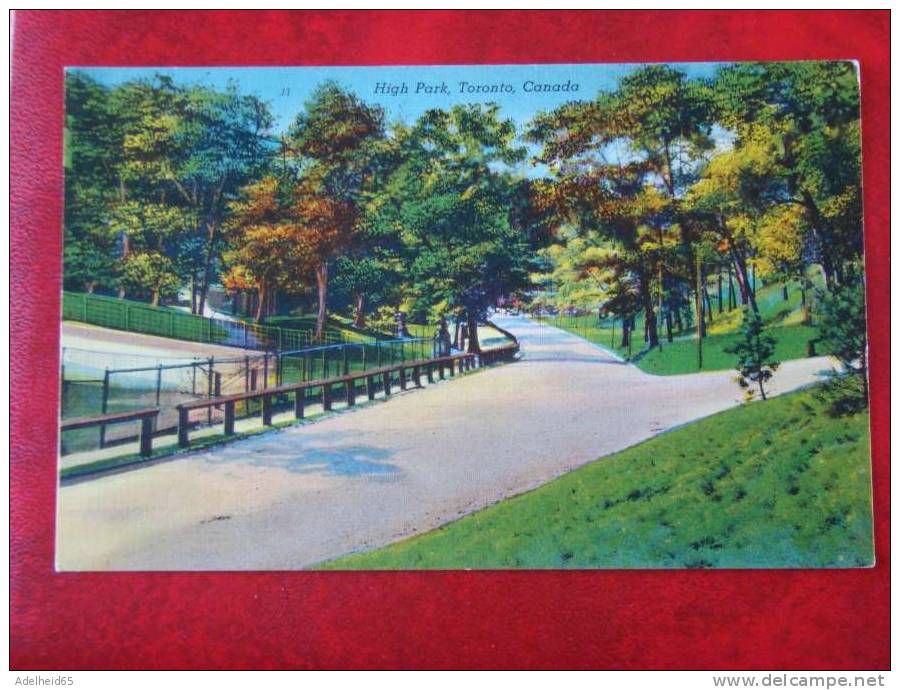 High Park Toronto Linen C 1935-1950 - Toronto