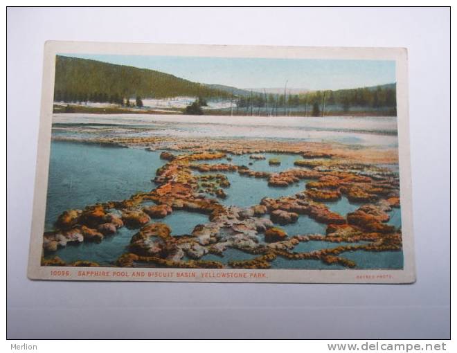 US -WY- Yellowstone Park - Sapphire Pool And Biscuit Basin    Ca  1910's - VF  -  D64705 - Yellowstone