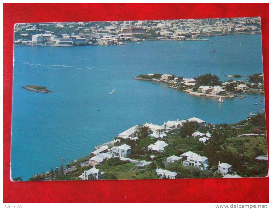 Aerial View Of Paget Showing City Of Hamilton Bermuda - Bermuda