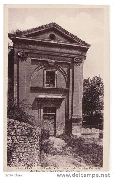 Viviers - Porte De La Chapelle De L'ancien Couvent Des Dominicaines  : Achat Immédiat - Viviers