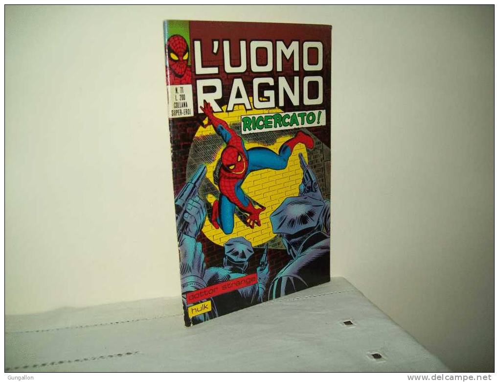 Uomo Ragno(Corno 1973) N. 71 - L'uomo Ragno