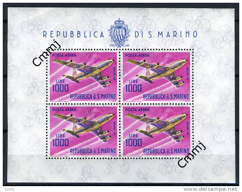 1964 - SAINT-MARIN - SAN MARINO - Sass. Block 25 - MNH - (**) -  New Mint - Blocchi & Foglietti