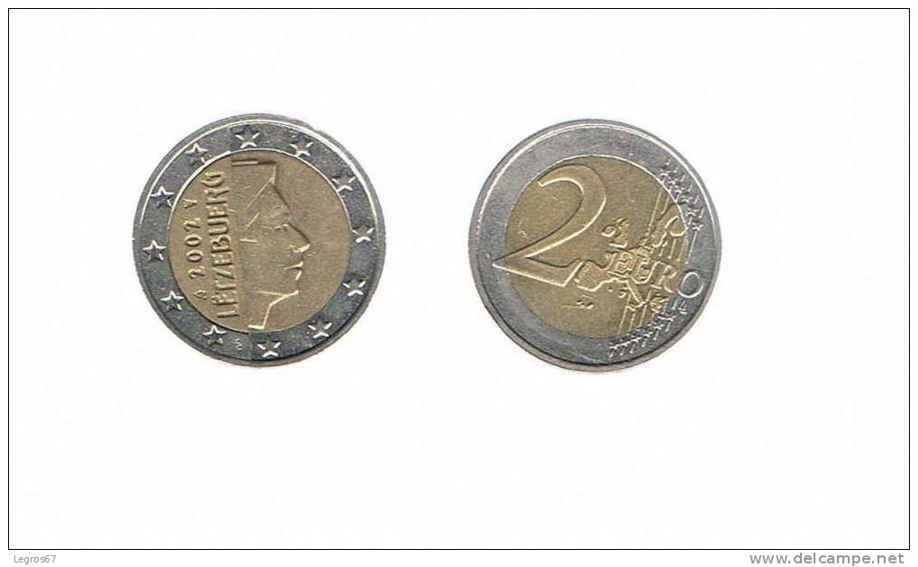 PIECE DE 2 EURO LUXEMBOURG 2002 - TYPE A - Luxemburg