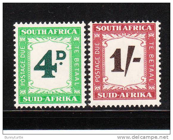 South Africa 1950-58 Postage Due Stamp 2v MLH - Portomarken