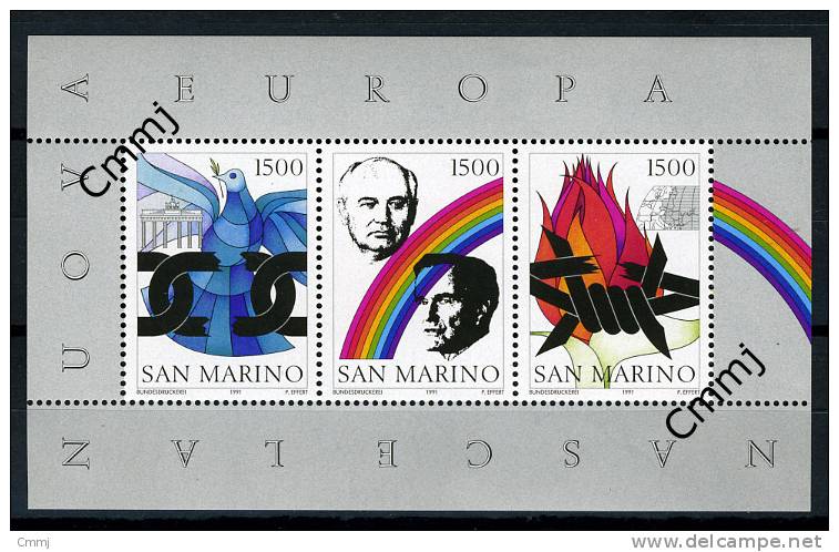 1991 - SAINT-MARIN - SAN MARINO - Sass. Block 34 - MNH - (**) - New Mint - Blocchi & Foglietti