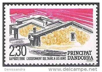 Andorre Français 1990 Michel 416 Neuf ** Cote (2008) 1.60 € Séchage Du Tabac - Unused Stamps