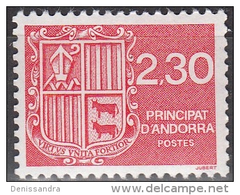 Andorre Français 1990 Michel 407 Neuf ** Cote (2008) 1.40 € Blason D'Andorre - Neufs