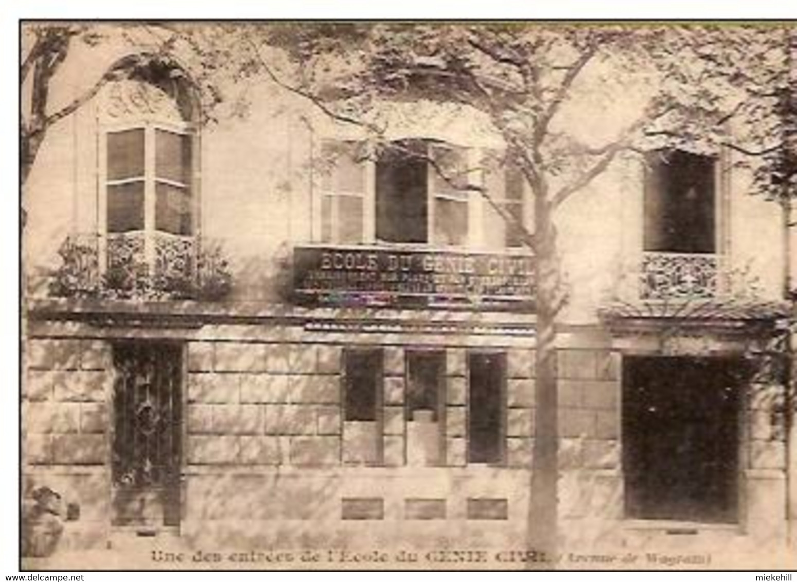 PARIS 75017-ECOLE DU GENIE CIVIL -AVENUE DE WAGRAM - Enseignement, Ecoles Et Universités