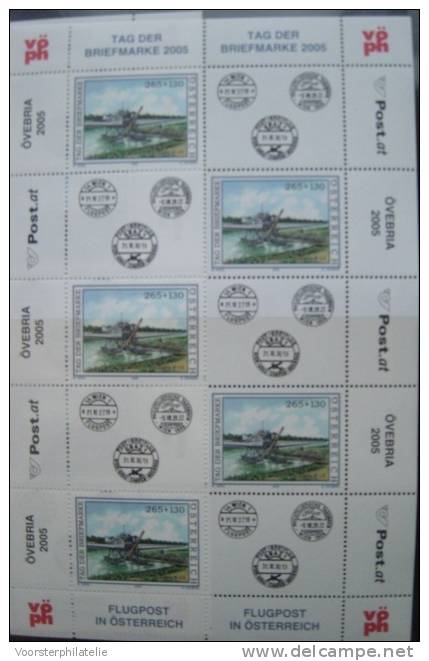 AUSTRIA AUTRICHE ÖSTERREICH 2005 ANK KB 2566 PLANE TAG DER BRIEFMARKEN POSTFRISCH MNH NEUF - Blocs & Hojas