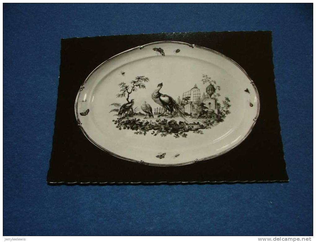 Mariemont - Musée : Porcelaine Tournai, Plat Aux Oiseaux Imaginaires - Morlanwelz